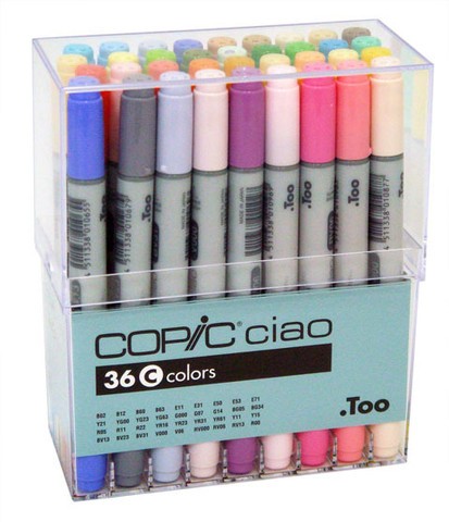 COPIC Ciao Marker Set 36 ► C ◄ Farben