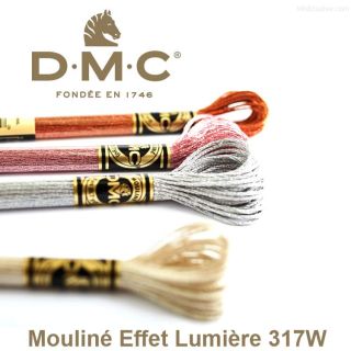 Stickgarn Mouliné light effects 317W, 8m