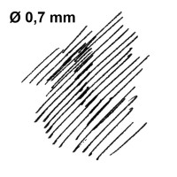 M Ø 0,7 mm, 199 schwarz