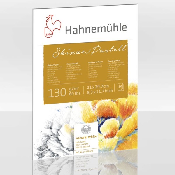 Skizzenblock Pastell 130g/m² Künstlerqualität