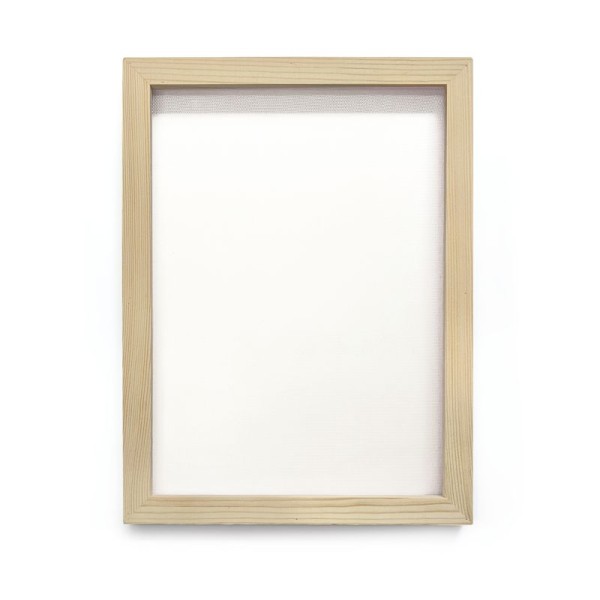 Papierschöpfrahmen mit Kunststoffgewebe DIN A5