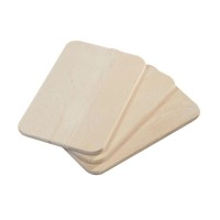 Frühstücksbrettchen aus Birkenholz 23 x 15 x 1 cm, 3er-Set