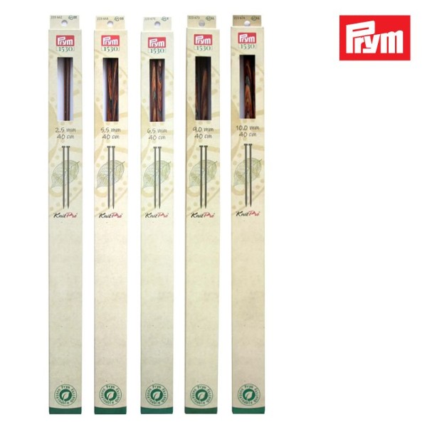 PRYM 40cm Jackenstricknadeln NATURAL, wollzauber.com