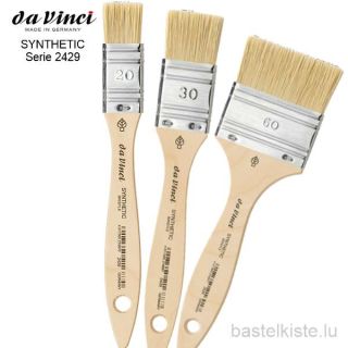 Da Vinci Flachpinsel, Grundierpinsel SYNTHETIC Bristle, Serie 2429