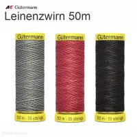 Gütermann Leinenzwirn Leinengarn 50 m, Nr. 744573