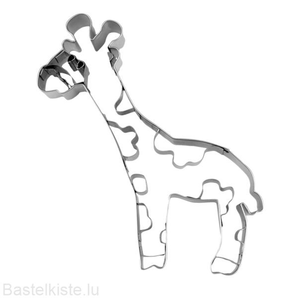 Präge-Ausstechform Giraffe aus Edelstahl