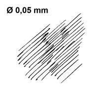 XXS Ø 0,05 mm, 199 schwarz