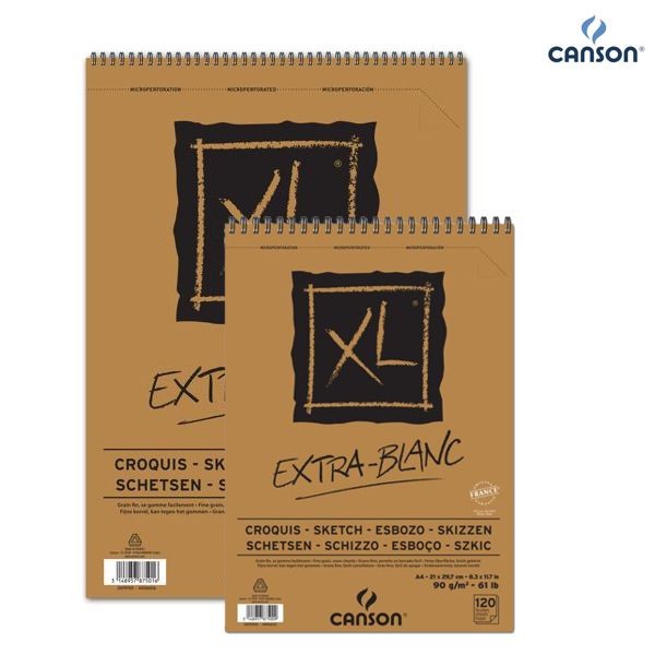 CANSON XL Extra-Blanc 90g/m² hochweiß, bastelkiste.lu