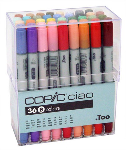 COPIC Ciao Marker Set 36 ► B ◄ Farben