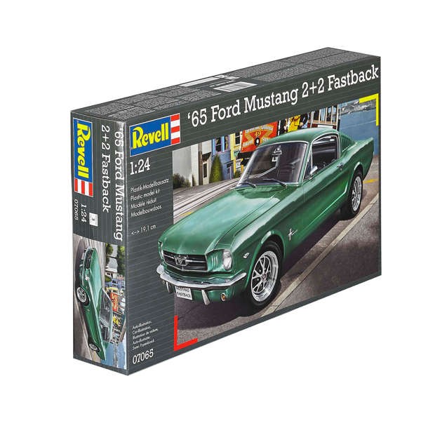 Revell 65 Ford Mustang 2+2 Fastback, M 1:24