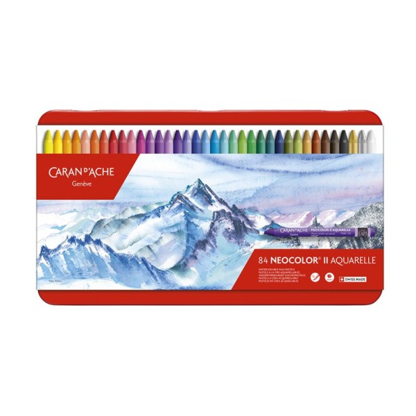 Neocolor II Aquarelle 84er Set im Metalletui