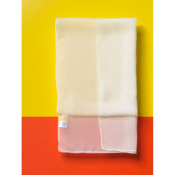 Langschal, Chiffon 3.5m/m, naturweiß, 180x45cm, bastelkiste.lu