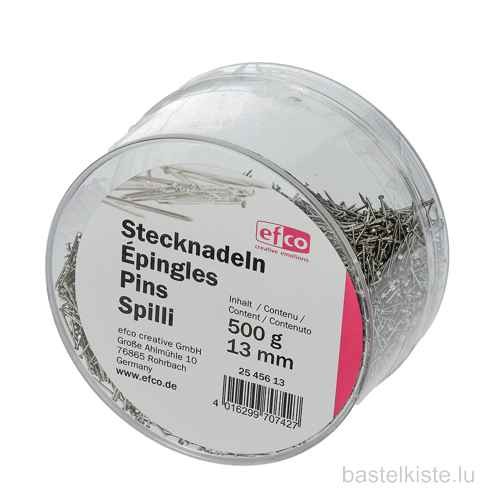 Stecknadeln silberfarben, vernickelt, 500g