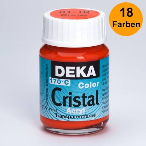 Transparentfarbe, DEKA Color Cristal 25 ml