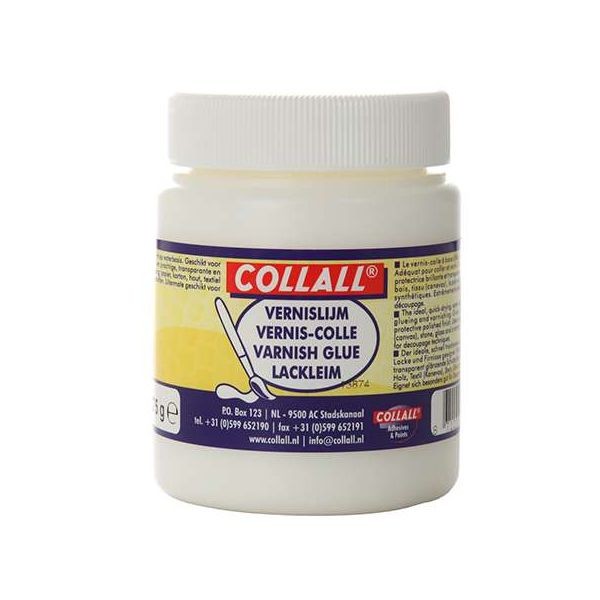 Serviettenkleber und Lack