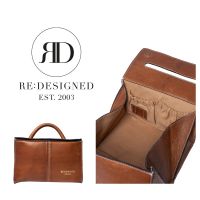Re:Designed Project 134 Walnut – Stricktasche aus Leder