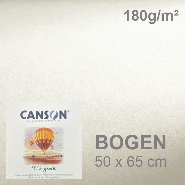 Bogenware 180g/m², "C" à grain, Grain fin, 10 Blatt