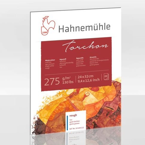 Hahnemühle Torchon 275g Aquarellblock 24x32