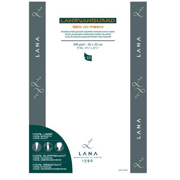 LanaVanGuard 200g/m², glattes, widerstandsfähiges Papier