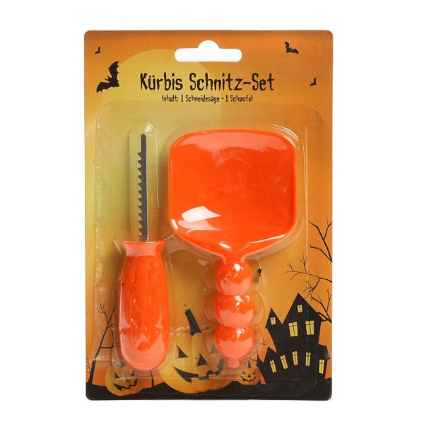 Halloween Kürbis Schnitz-Set, Schnitzwerkzeug