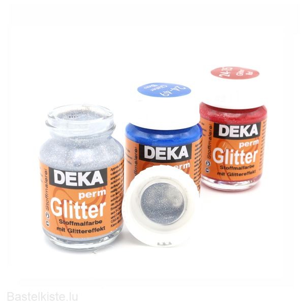 DEKA Perm Glitter, Textil-Glitterfarbe 25ml