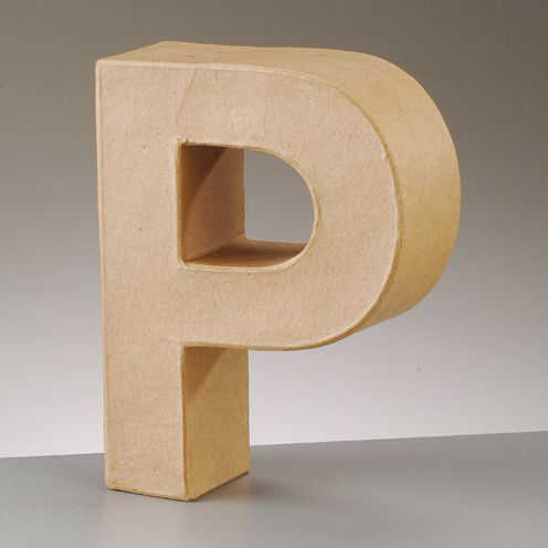 PappArt Buchstaben, Zahlen KLEIN, H 100 x T 30 mm
