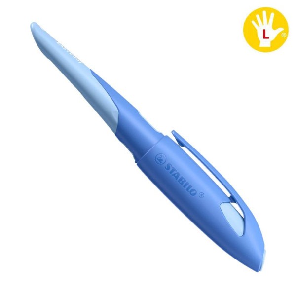 STABILO EASYbirdy Ergonomischer Schulfüller inkl. Patrone, blau/hellblau, bastelkiste.lu