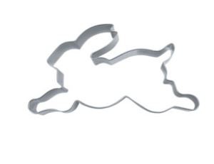 Präge-Ausstechform Hase 6 cm aus Edelstahl