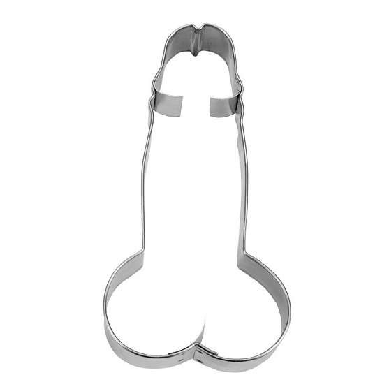 Präge-Ausstechform Penis aus Edelstahl