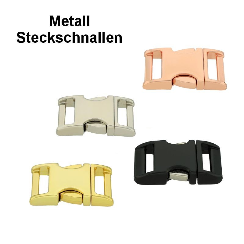 Stabile & elegante Metall-Steckschnallen, bastelkiste.lu