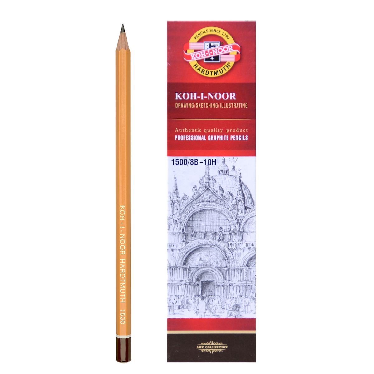 Bleistifte einzeln Koh-I-Noor von 8B bis 10H