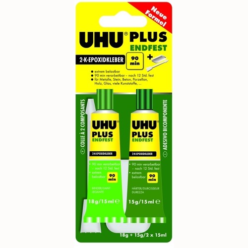 UHU Plus ENDFEST 2-K-Epoxidkleber 2x15g