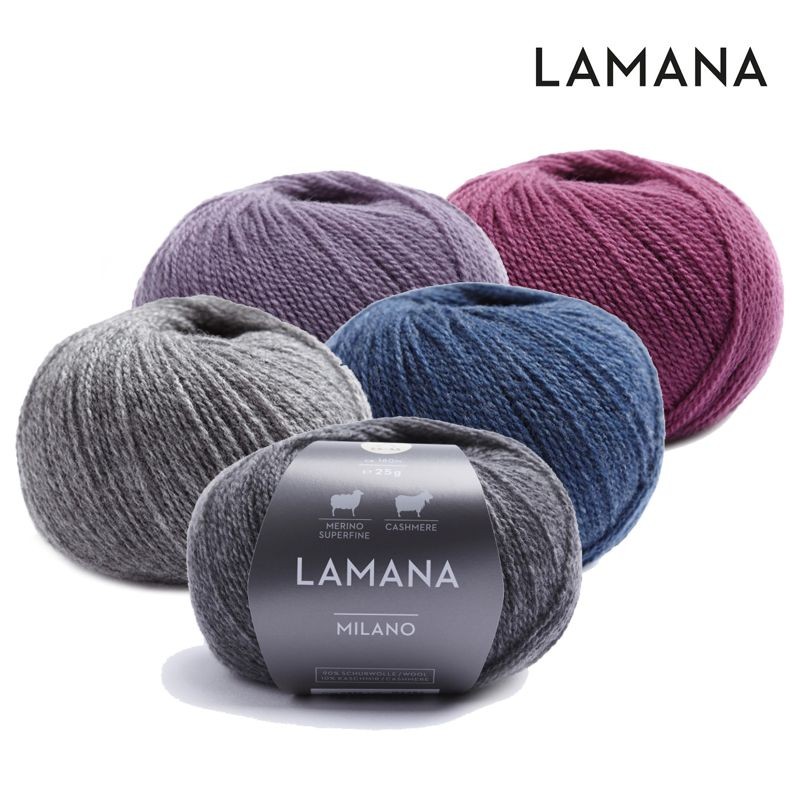 Lamana Milano 25g, Schurwolle (Merino Superfine) + Kaschmir