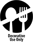 Not Dinnerware Safe – nicht für Geschirr geeignet