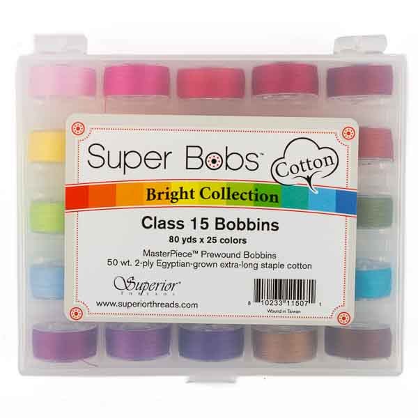 Super Bobs Bright Collection, 25x 80yds Bobbins