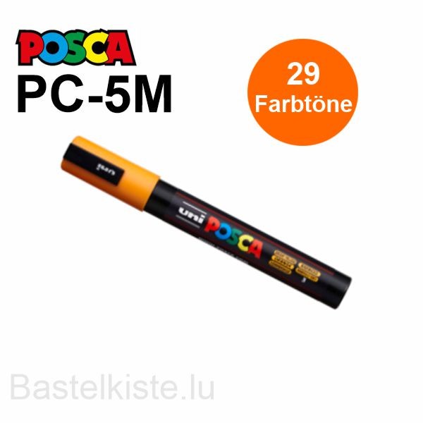 POSCA Paint Marker PC-5M, Rundspitze Ø 1,8-2,5 mm