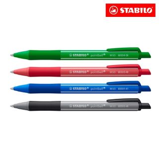 STABILO pointball colorful, Kugelschreiber mit Druckmechanik