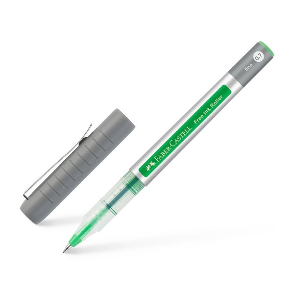 Faber-Castell Free INK Roller fine Strichstärke Ø 0,7 mm, bastelkiste.lu, hellgrün