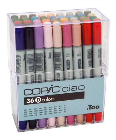 COPIC Ciao Marker Set 36 ► D ◄ Farben