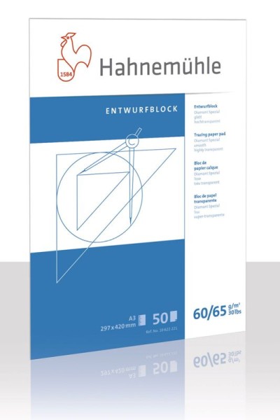 Hahnemühle Entwurfblock transparent 110g