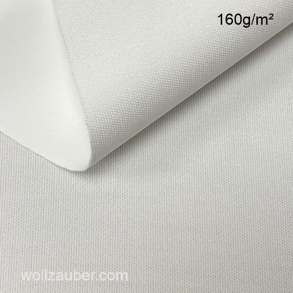 PUL-Stoff elastisch, atmungsaktiv, wasserdicht 160g/m², weiß