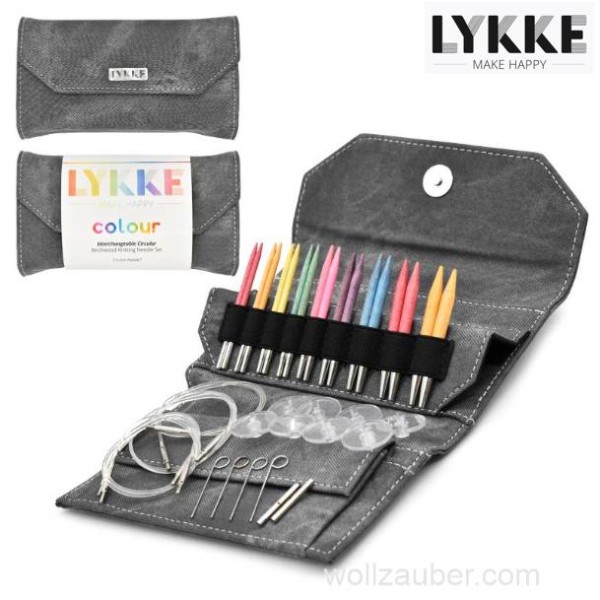 LYKKE Circular Knitting Needle-Set UMBER 3,5-inch Needles