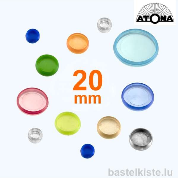 ATOMA Austauschringe aus Kunststoff Ø 20mm, 24 Stück