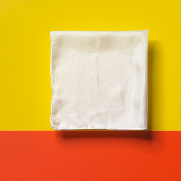 Nickituch Seide Pongé 05 55x55cm natur, bastelkiste.lu