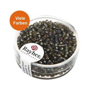 Rocailles Ø 2,6mm, mit Silbereinzug + Rainbow