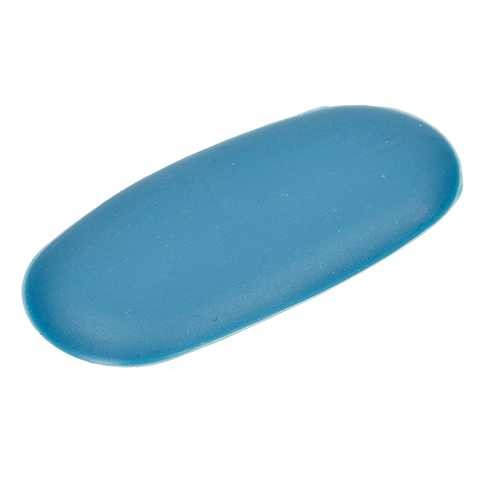 Gummischaber blau, 10,5 x 5,5 cm