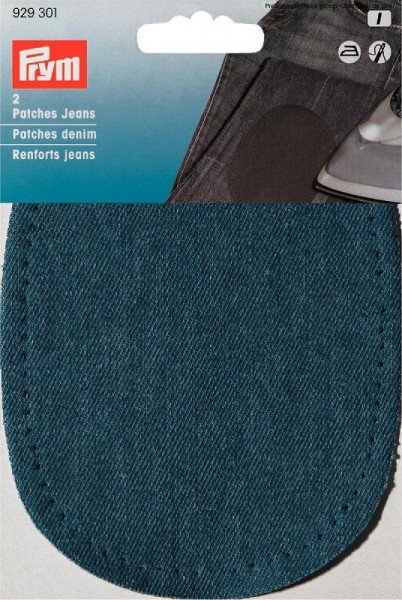 Patches Jeans bügeln 10x14 mittelblau PRYM 929301