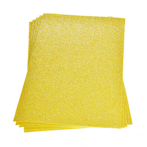 Foam rubber sheet glitter 20x30 cm