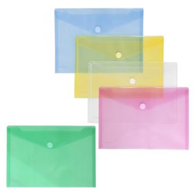 Foldersys Kunststoff-Mappe A4 transparent