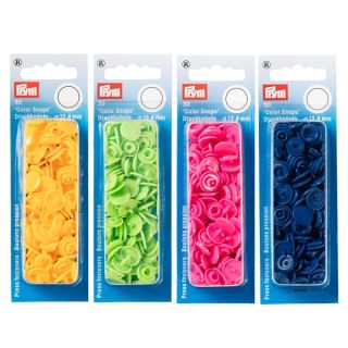 PRYM Nähfrei-Druckknöpfe "Color Snaps", rund, 12,4mm